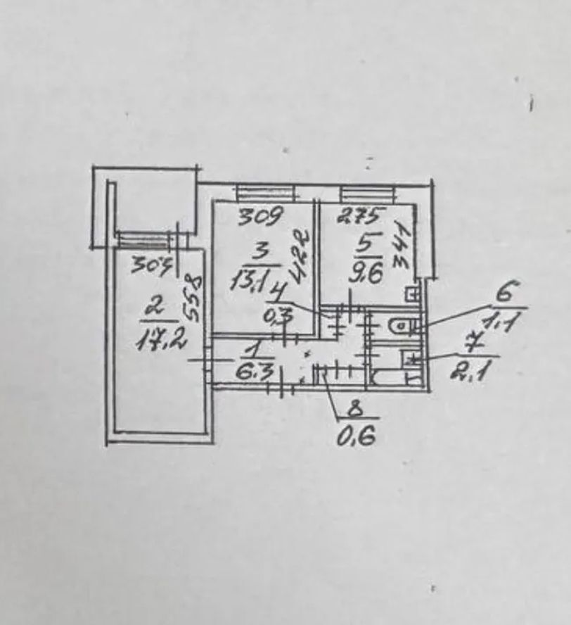 Продажа 2-комнатной квартиры 53 м², Терещенковская ул., 20