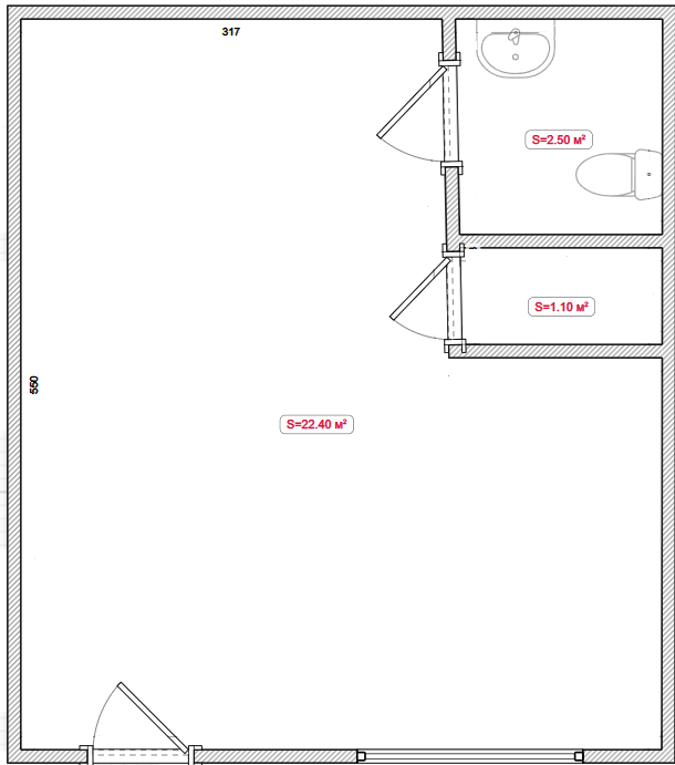 Аренда торгового помещения 26 м², Данила Щербаковского ул., 46