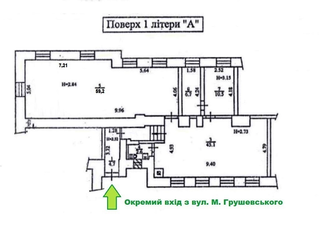 Аренда помещения свободного назначения 130 м², Михаила Грушевского ул., 28/2