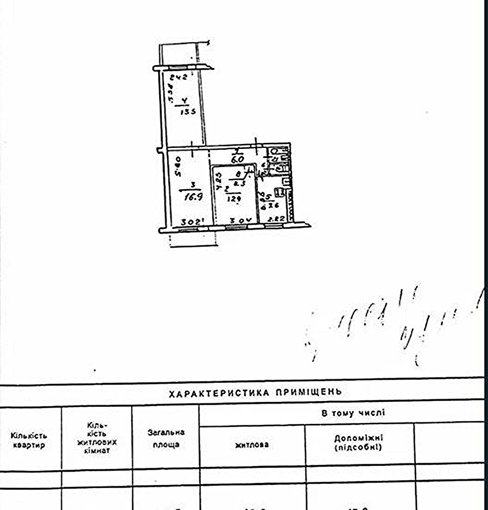 Продажа 3-комнатной квартиры 63 м², Крушельницкой пер., 6