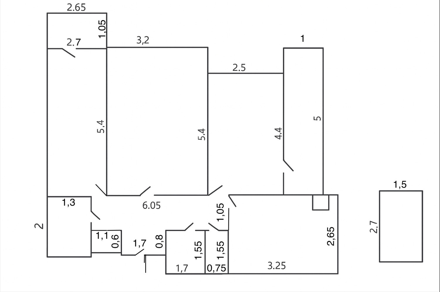 Продажа 3-комнатной квартиры 78 м², Чоколовский бул., 4