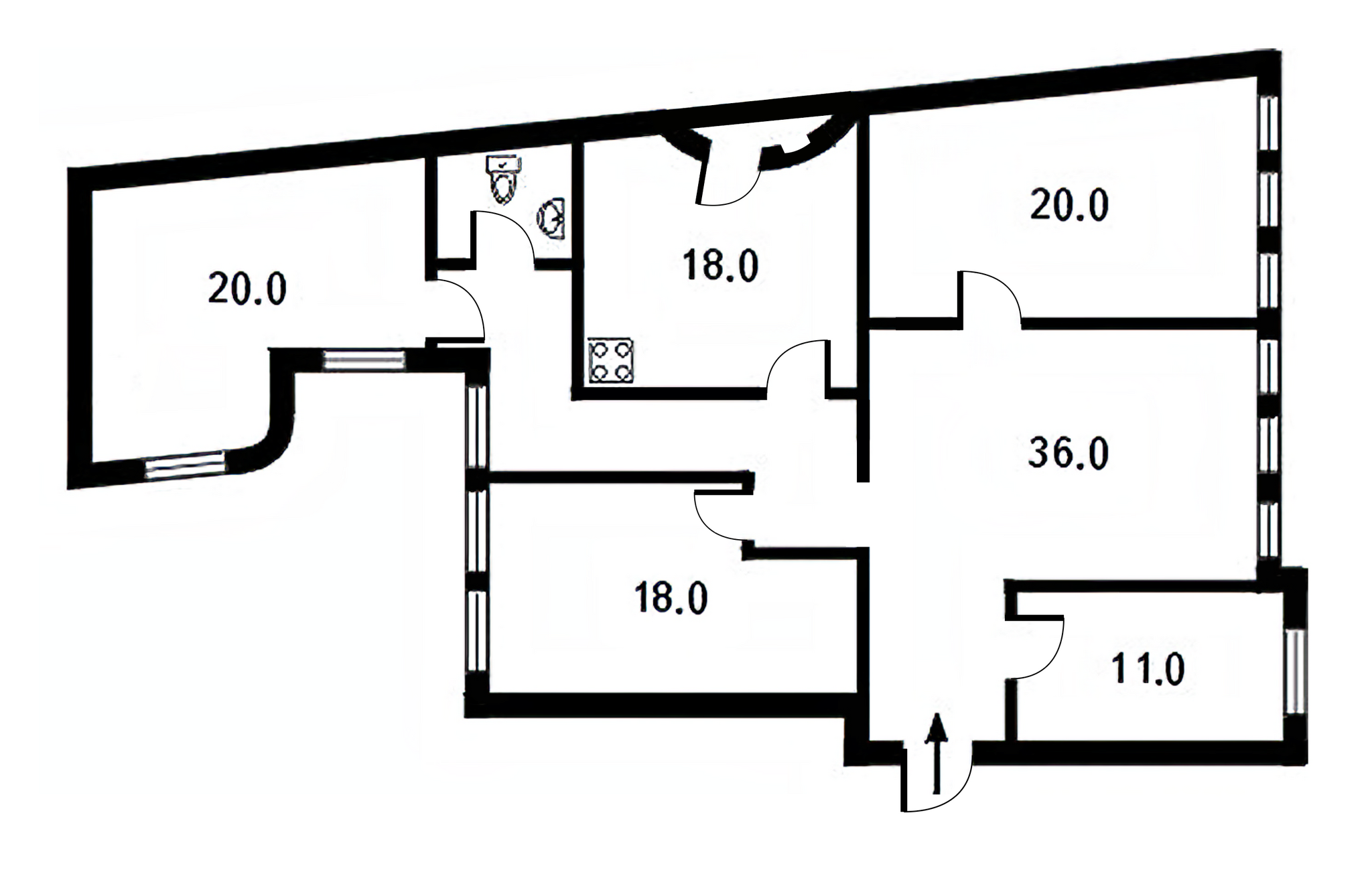Аренда офиса 135 м², Олеся Гончара ул., 44