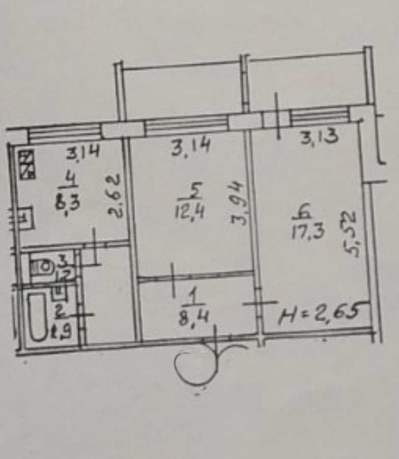 Продажа 2-комнатной квартиры 55 м², Степана Олейника ул., 15