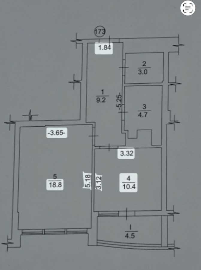 Продажа 1-комнатной квартиры 50.6 м², Вячеслава Черновола ул., 6