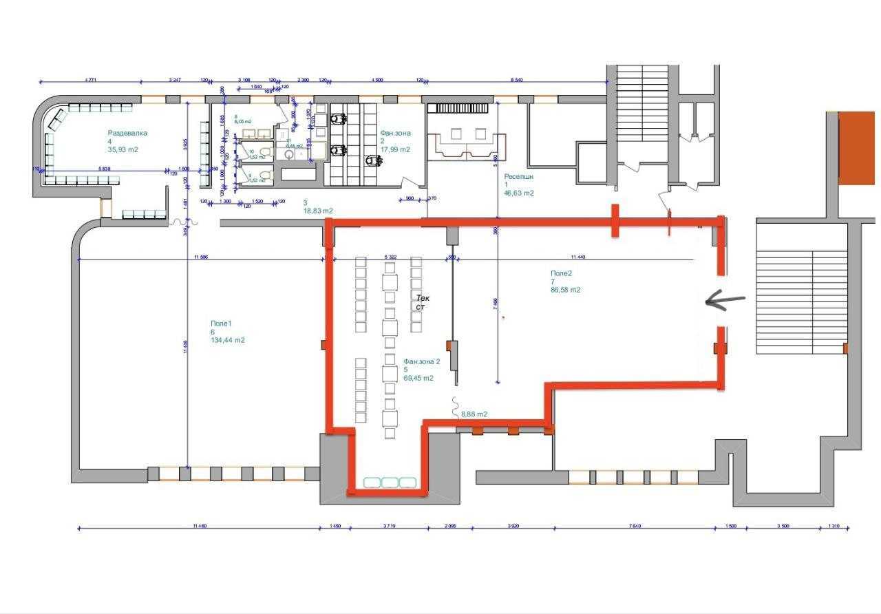 Аренда помещения свободного назначения 165 м², Владимира Маяковского просп., 26д