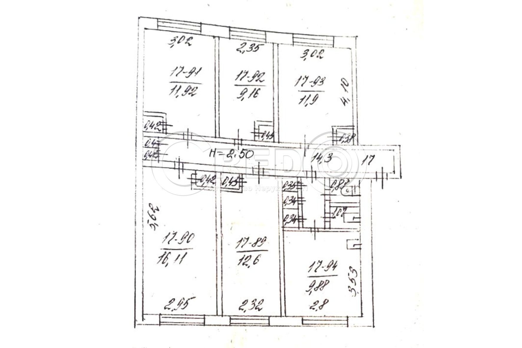 Продажа 5-комнатной квартиры 91.8 м², Мусоргского ул.
