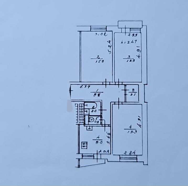 Продажа 3-комнатной квартиры 67.8 м², Маршала Рокоссовского просп., Рокоссовського, 6