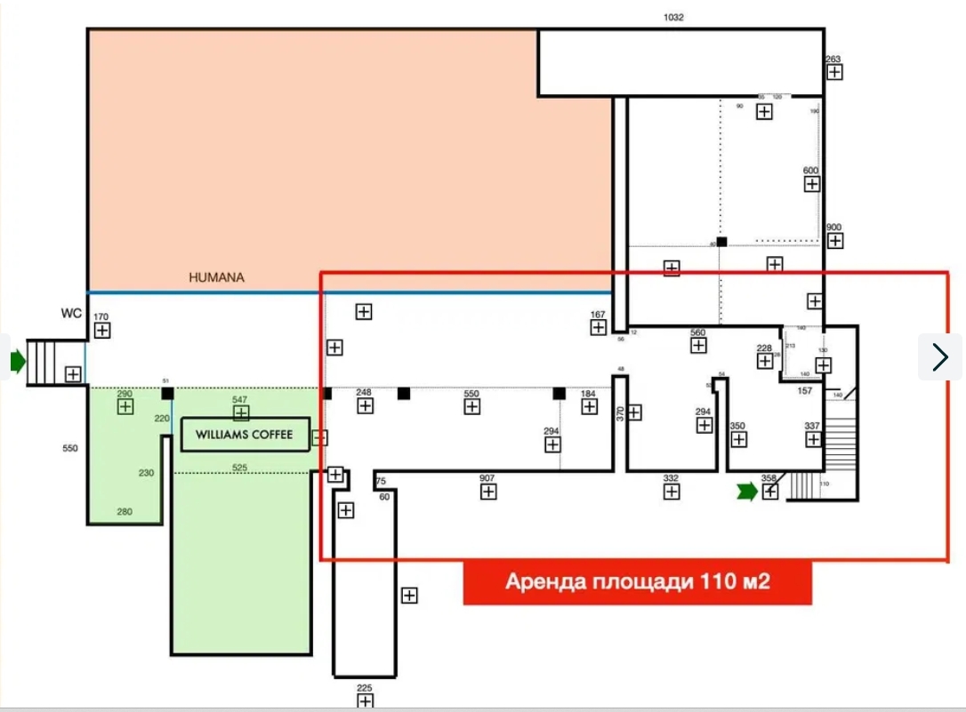 Аренда помещения свободного назначения 100 м², Академика Вильямса ул.