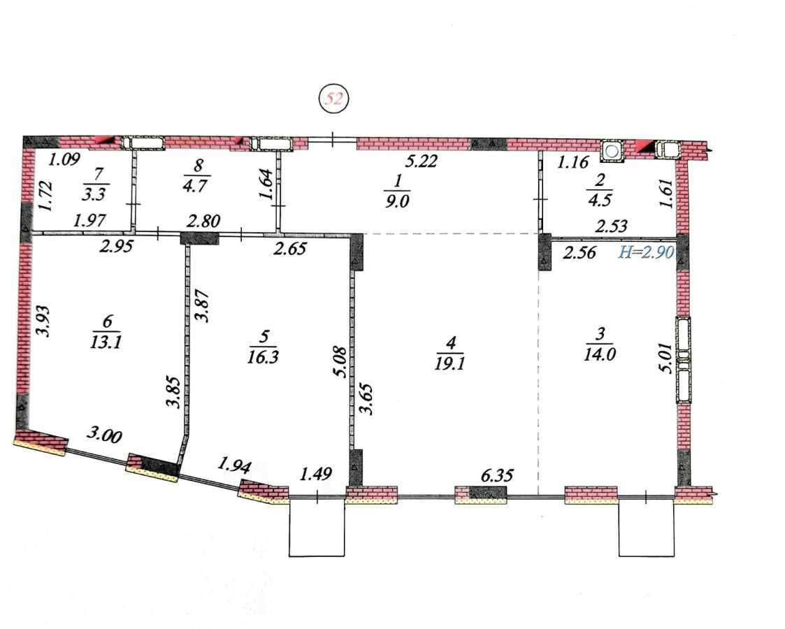 Продажа 2-комнатной квартиры 85 м², Охотничья ул., 3