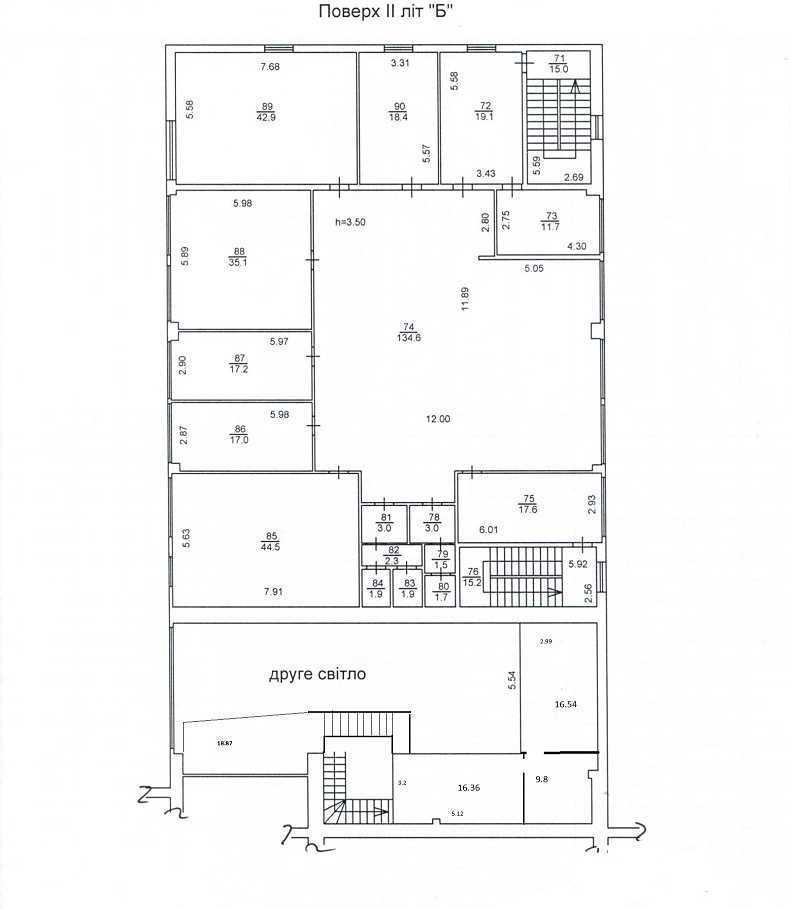Оренда офісу 375 м², Євгена Сверстюка вул., 11