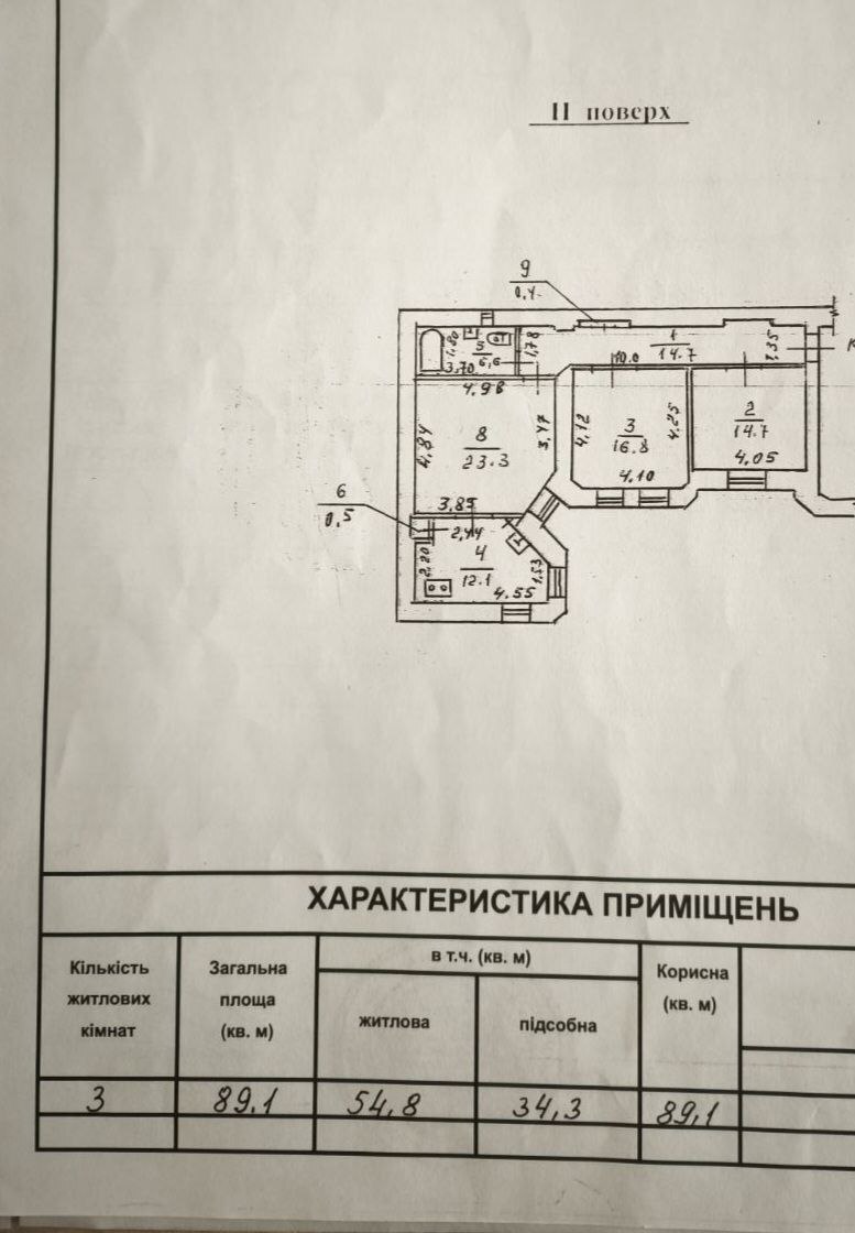 Продажа 3-комнатной квартиры 89 м², Льва Толстого ул., 13