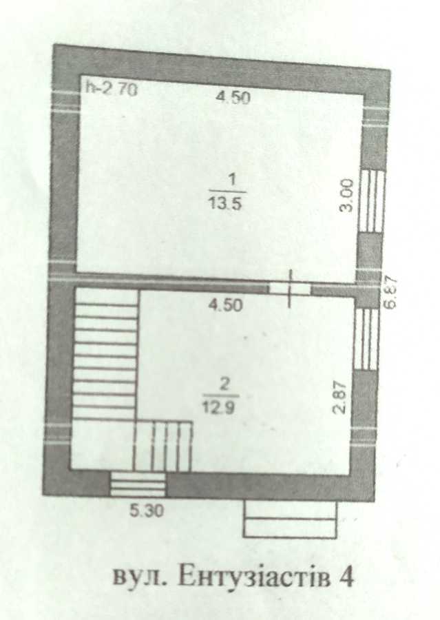 Продаж будинку 54 м², 4-а Ентузіастів вул., 17