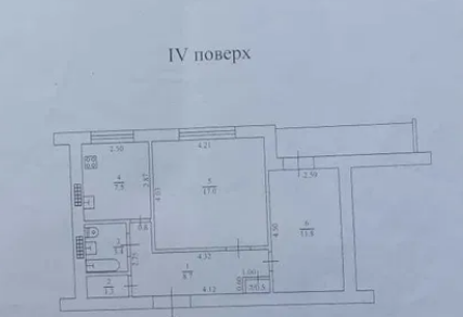 Продаж 2-кімнатної квартири 53 м², Адміральський просп.