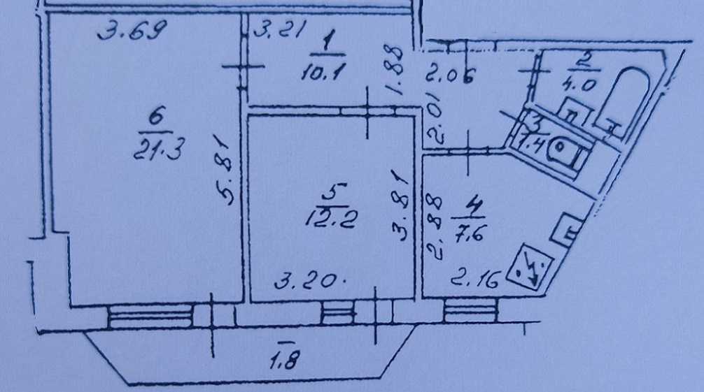 Продаж 2-кімнатної квартири 60 м², Оноре де Бальзака вул., 6
