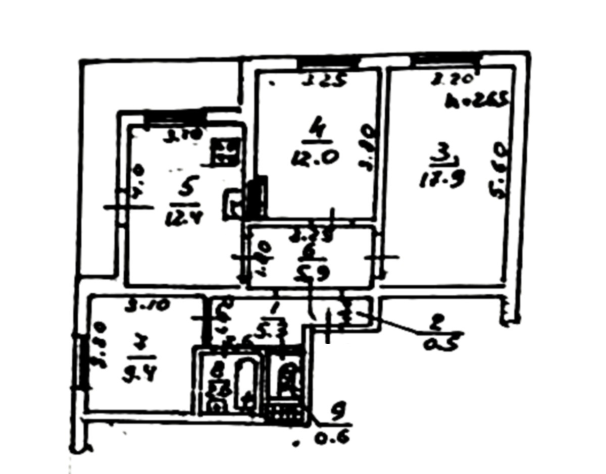 Продаж 3-кімнатної квартири 69 м², Шишкина вул., 58/2