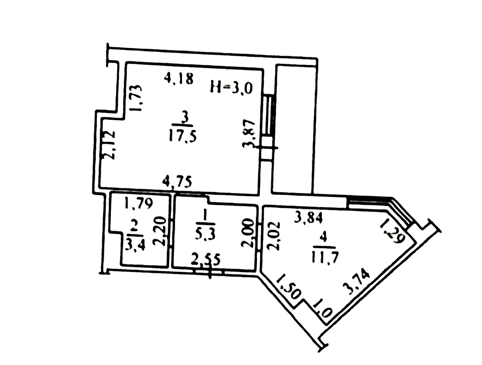Продажа 1-комнатной квартиры 42.3 м², Небесной сотни просп., 3А К6