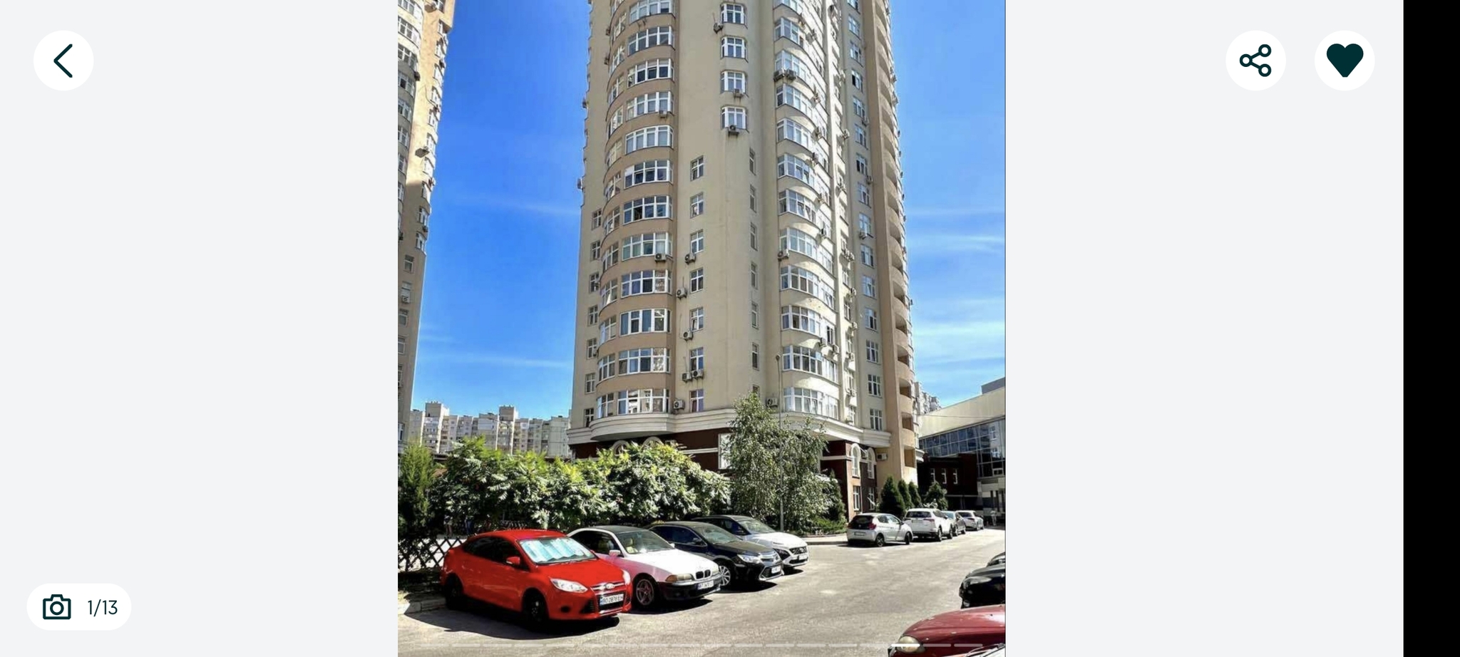 Аренда 1-комнатной квартиры 55 м², Драгоманова ул., 40З