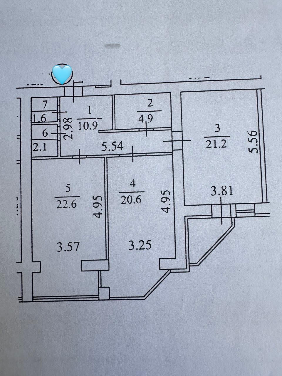 Продажа 3-комнатной квартиры 85 м², Ломоносова ул., 54