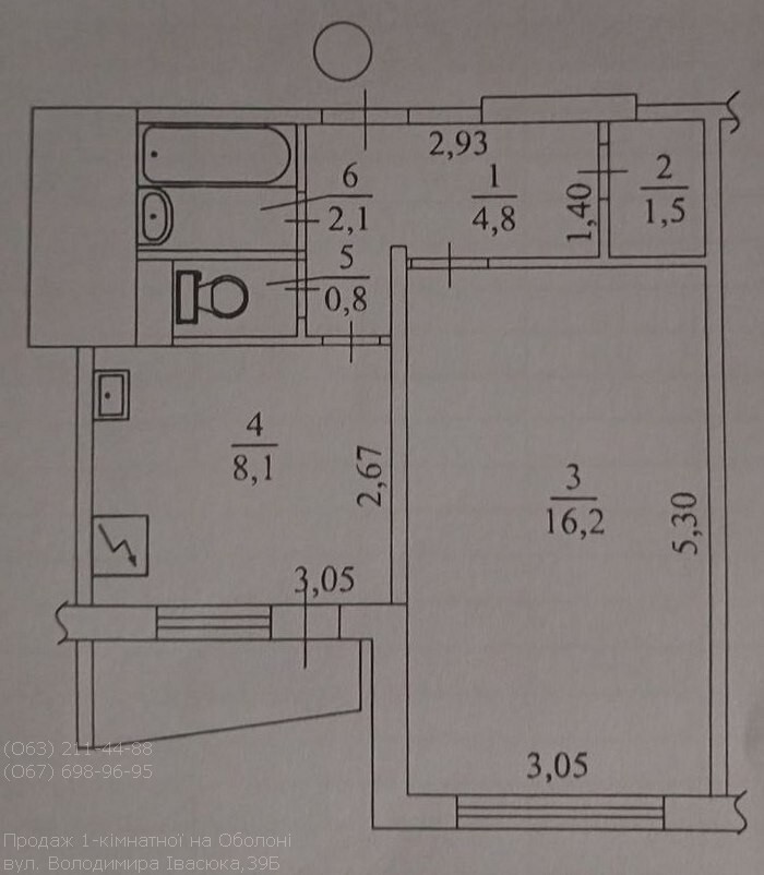 Продажа 1-комнатной квартиры 34.4 м², Героев Сталинграда просп., 39Б
