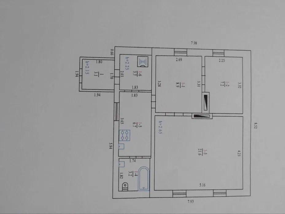 Продажа дома 55 м², Крутобережанская ул.