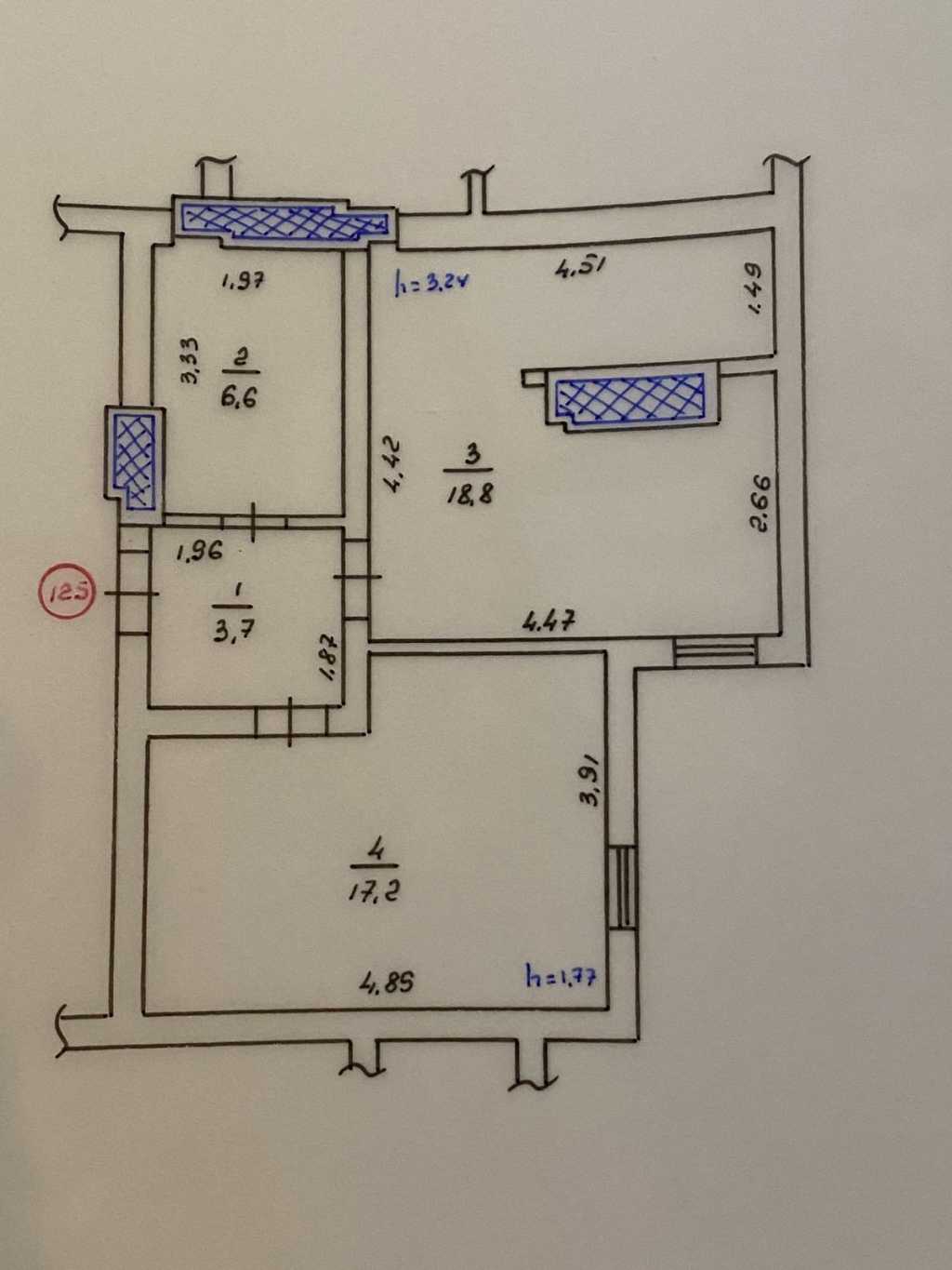 Продажа 1-комнатной квартиры 46.3 м², Московская ул., 5/2Б