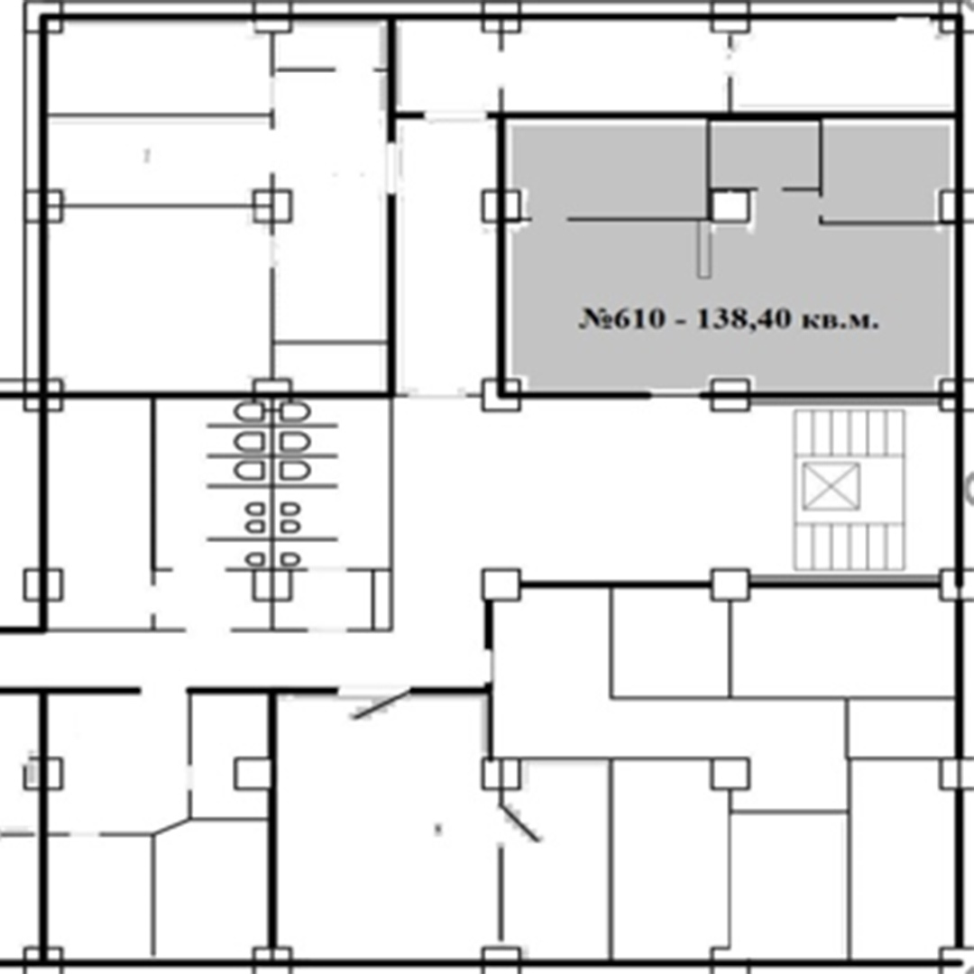 Аренда офиса 138.4 м², Митрополита Василия Липковского ул.