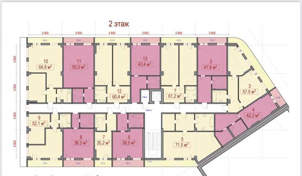 Продажа 1-комнатной квартиры 38.3 м², Глубочицкая ул., 17
