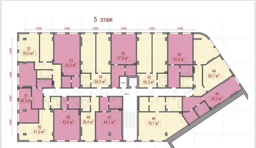 Продажа 1-комнатной квартиры 38.3 м², Глубочицкая ул., 17
