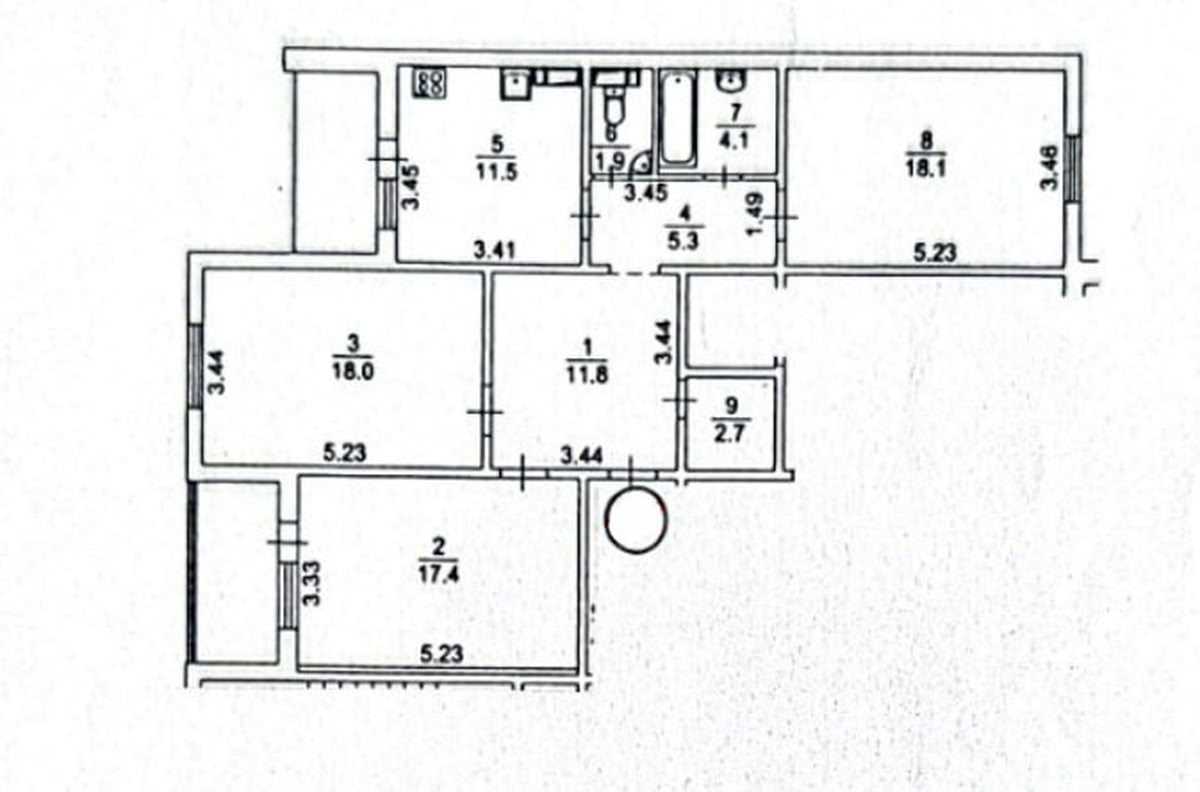 Продажа 3-комнатной квартиры 98.8 м², Науки просп., 55А