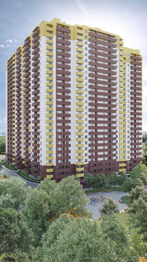 Продажа 1-комнатной квартиры 43.4 м², Украинская ул., 6