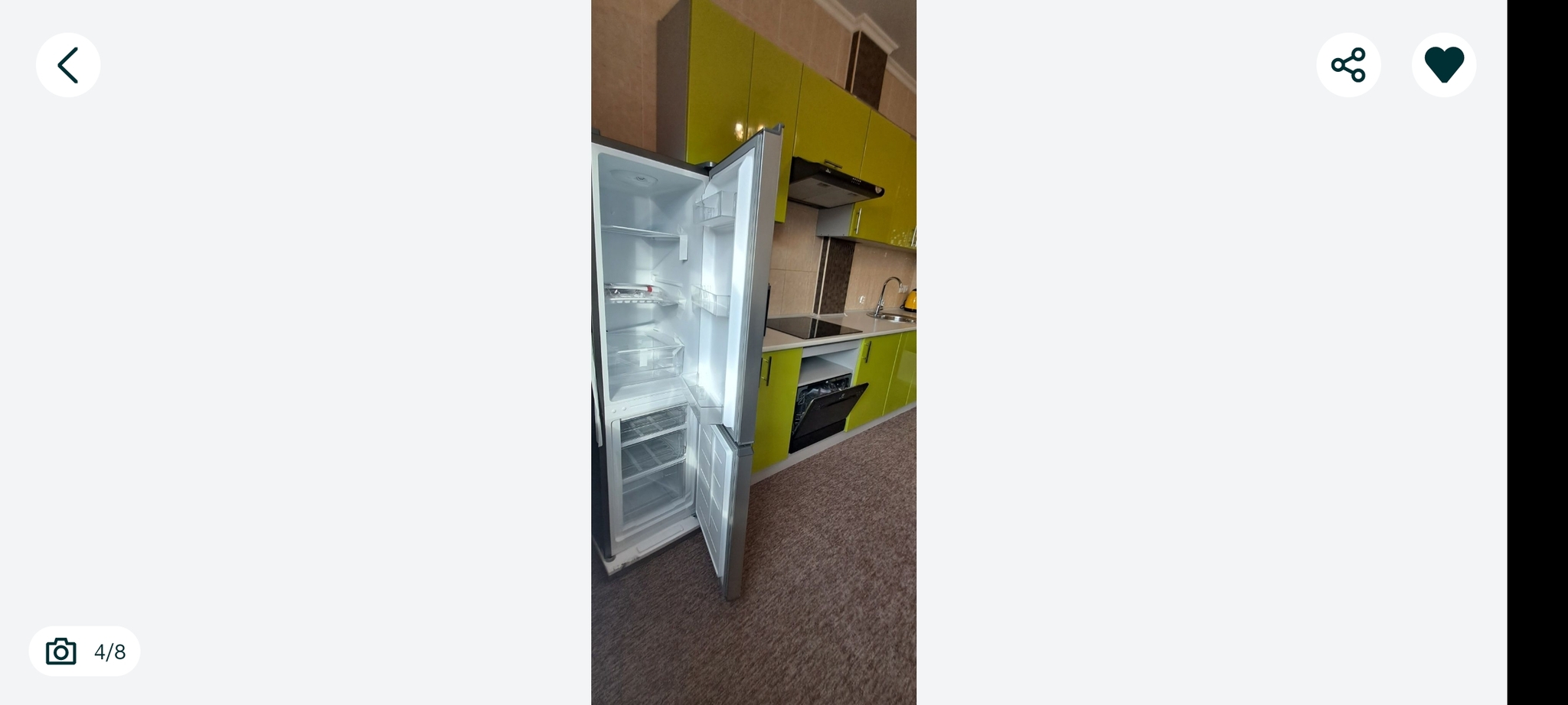 Аренда 1-комнатной квартиры 55 м², Анны Ахматовой ул., 22