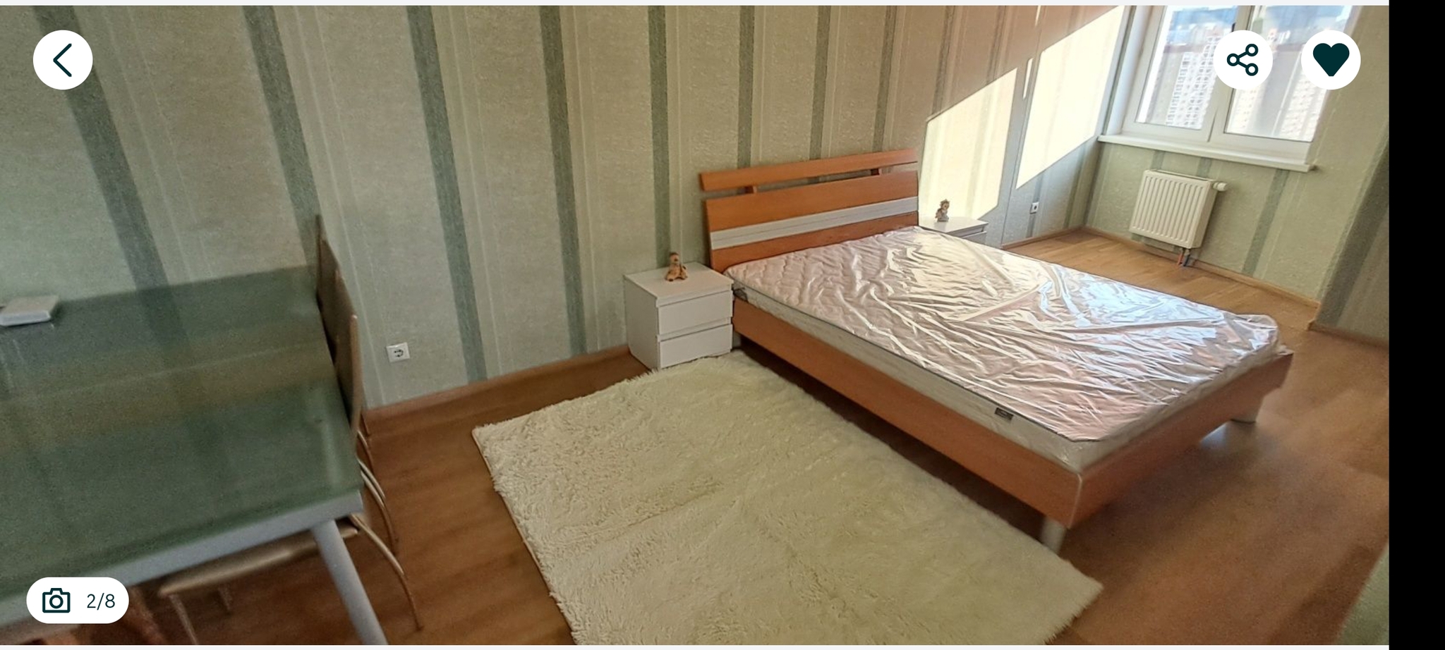 Аренда 1-комнатной квартиры 55 м², Анны Ахматовой ул., 22
