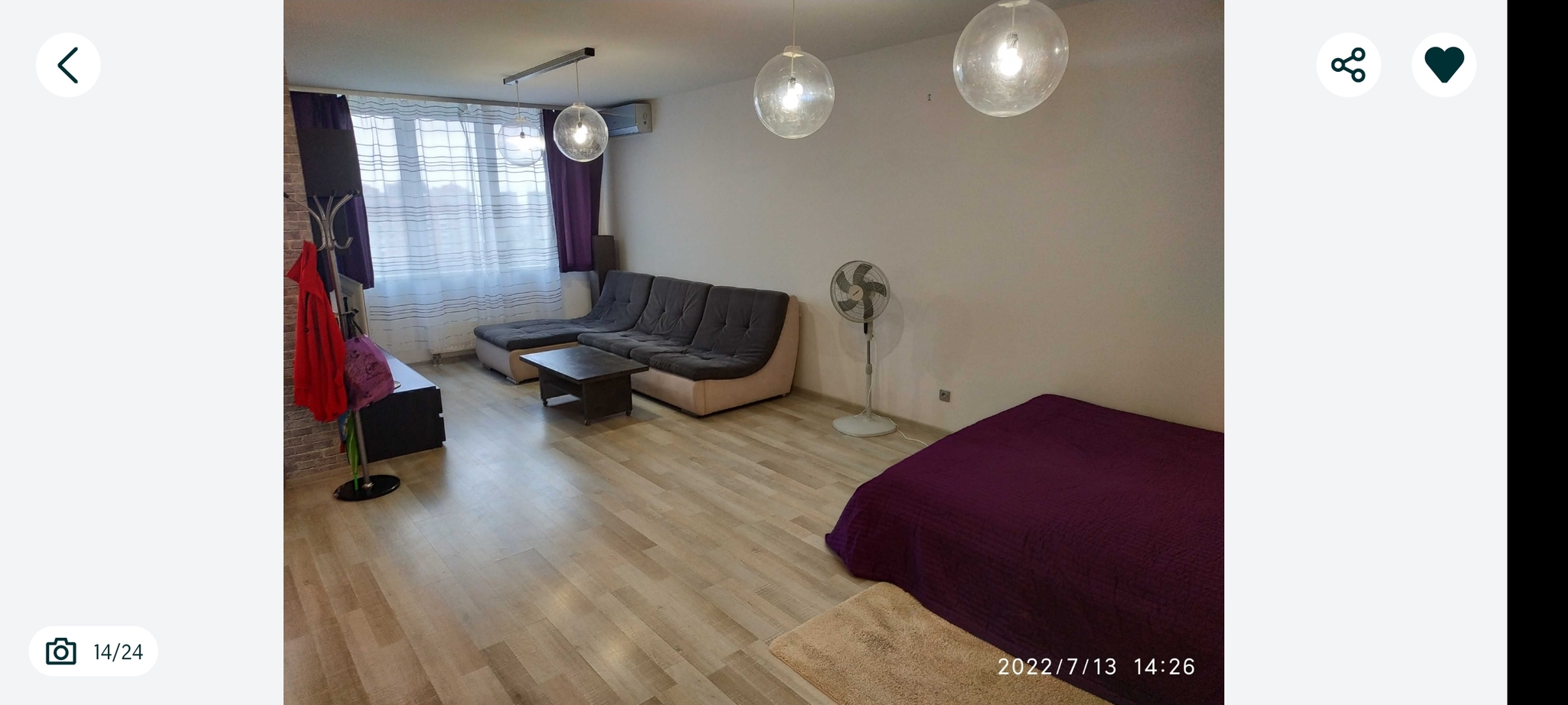Аренда 1-комнатной квартиры 57 м², Анны Ахматовой ул., 37/16