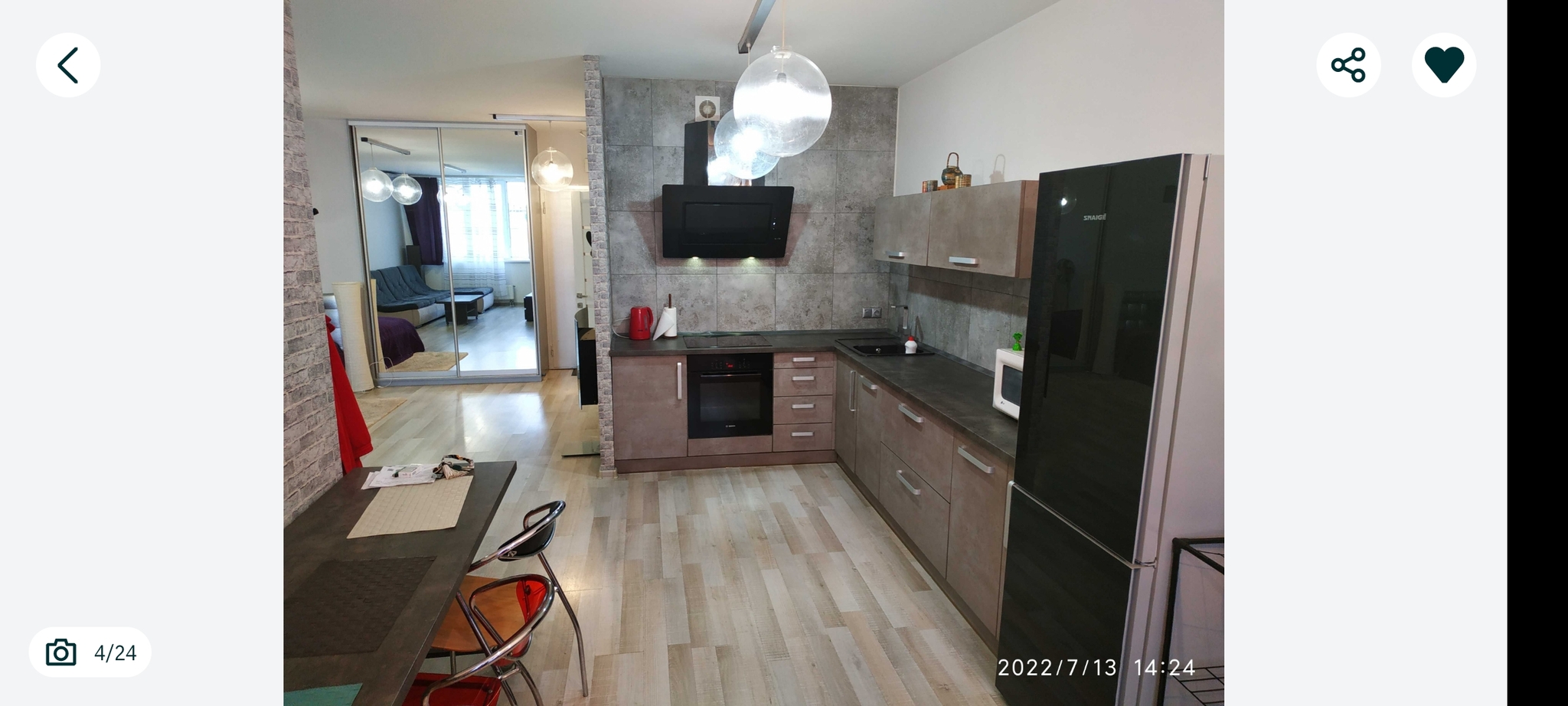 Аренда 1-комнатной квартиры 57 м², Анны Ахматовой ул., 37/16