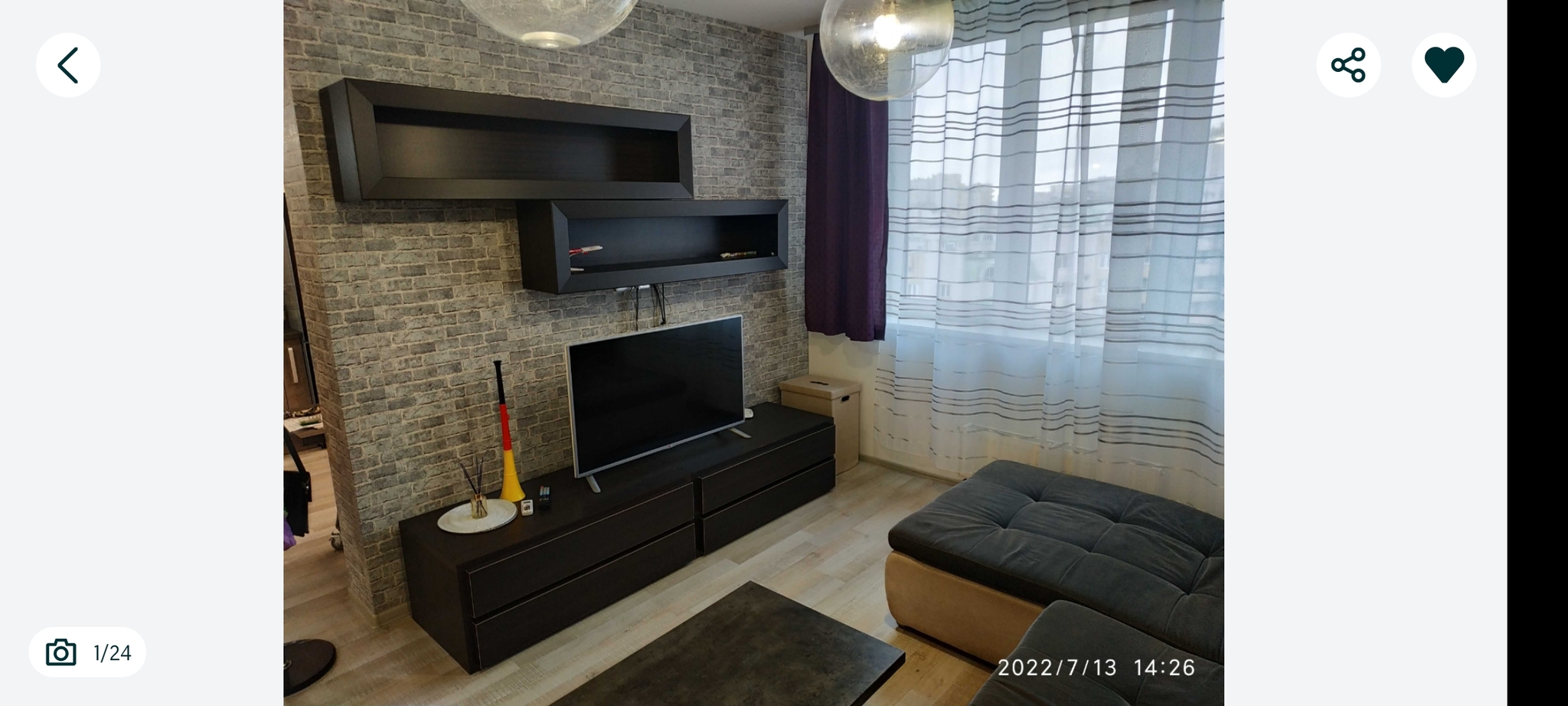 Аренда 1-комнатной квартиры 57 м², Анны Ахматовой ул., 37/16