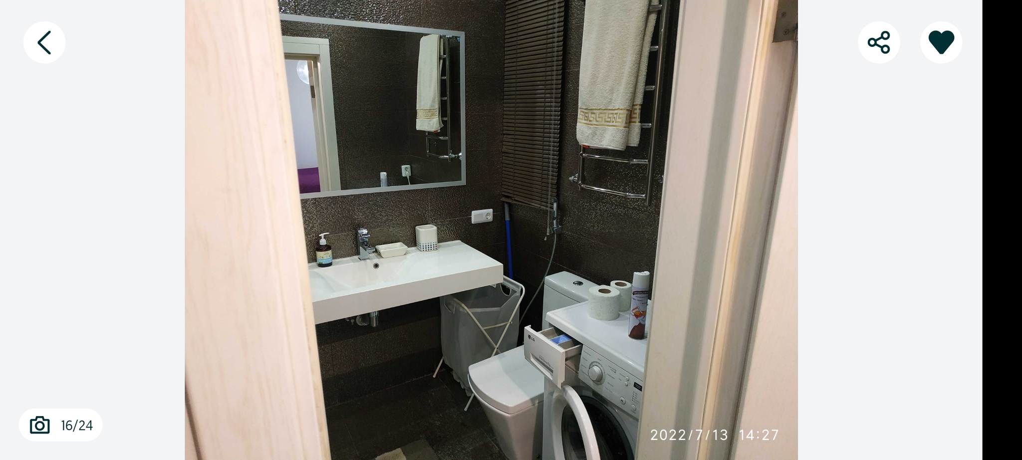 Аренда 1-комнатной квартиры 57 м², Анны Ахматовой ул., 37/16