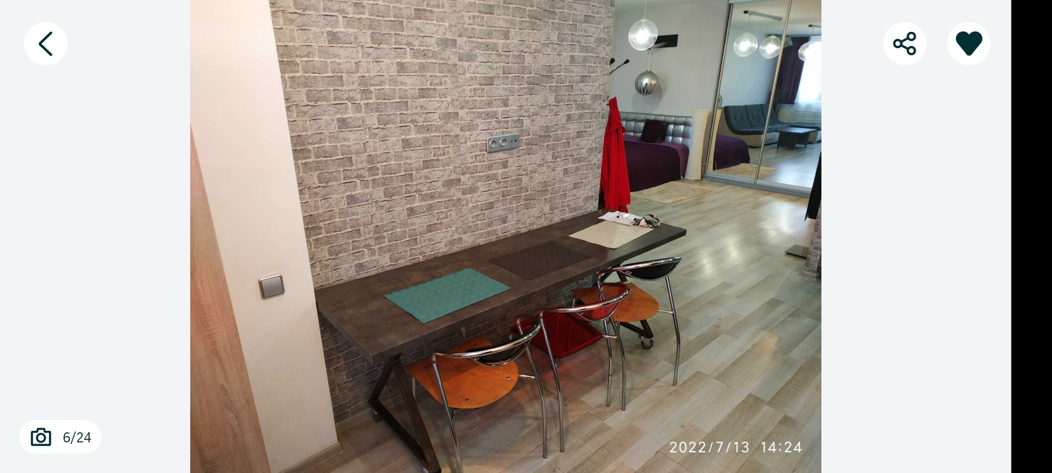 Аренда 1-комнатной квартиры 57 м², Анны Ахматовой ул., 37/16