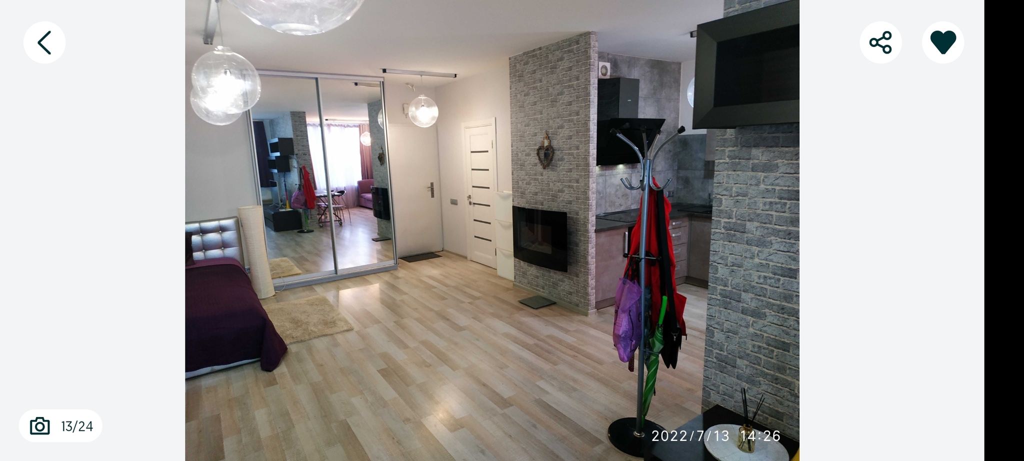 Аренда 1-комнатной квартиры 57 м², Анны Ахматовой ул., 37/16