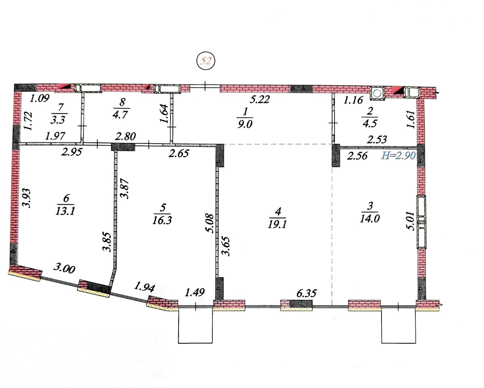 Продажа 2-комнатной квартиры 85 м², Авіатор, Будинок 3