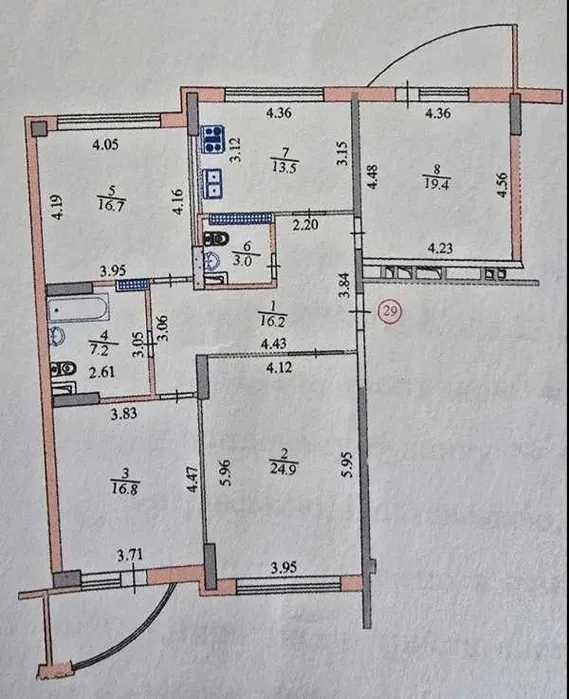 Оренда 4-кімнатної квартири 120 м², Золотоустівська вул., 52