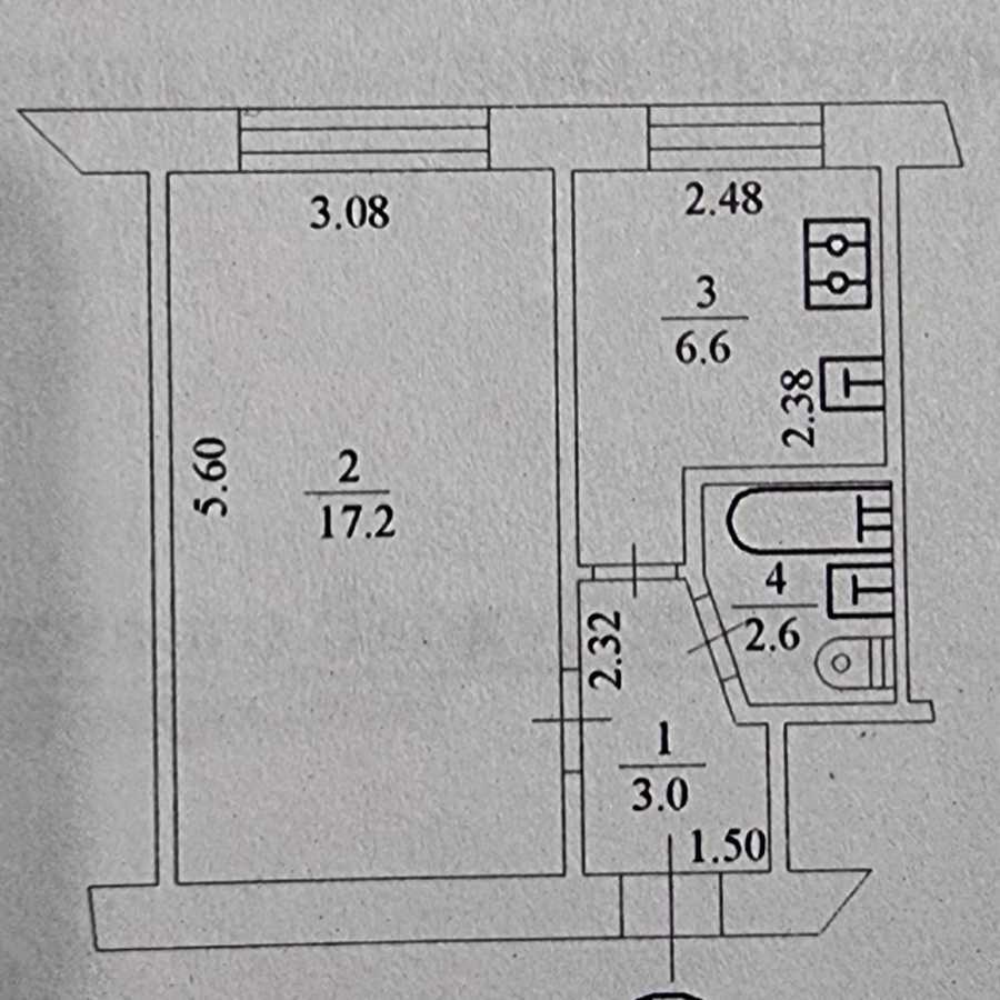 Аренда 1-комнатной квартиры 30 м², Вышгородская ул., 46А