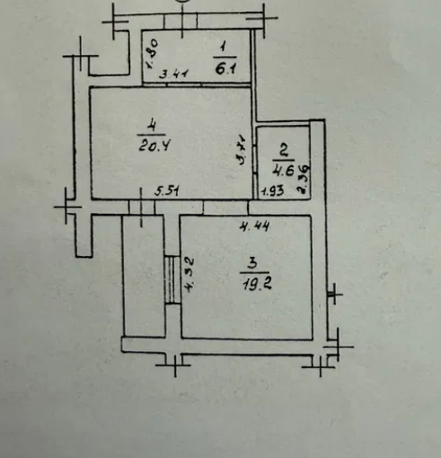 Продаж 1-кімнатної квартири 54 м², Дюковская вул.