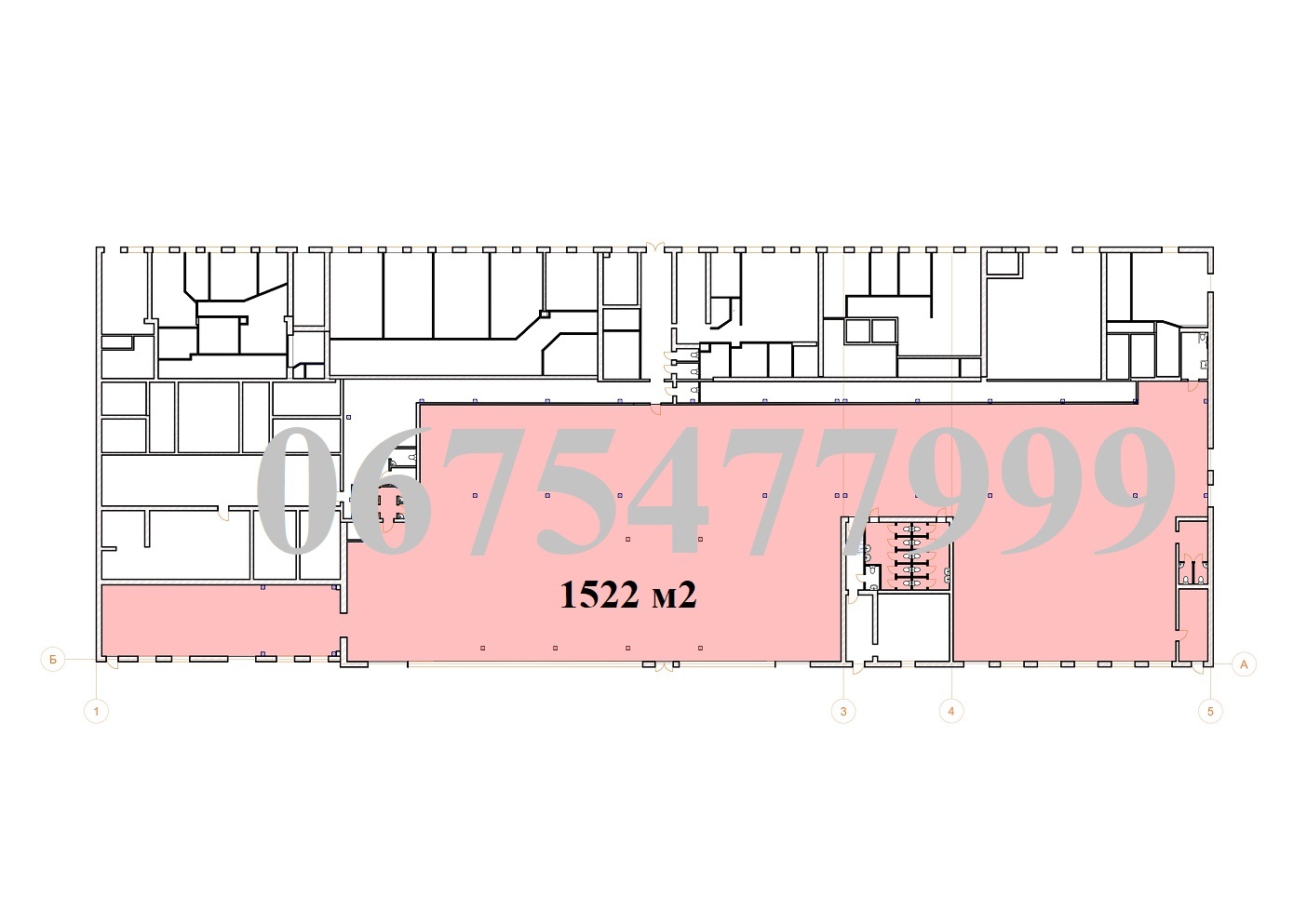 Оренда офісу 1500 м², Кирилівська вул.