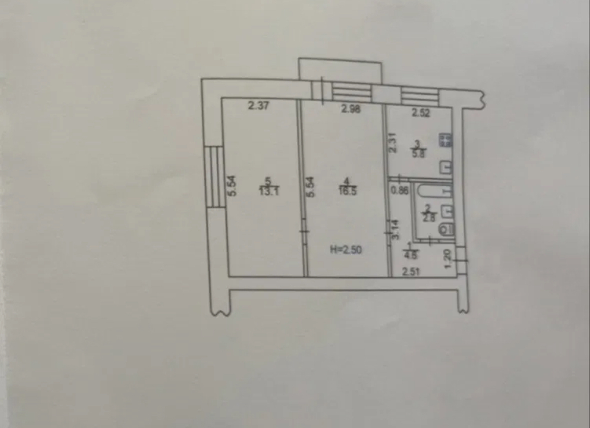 Продаж 2-кімнатної квартири 45 м², Іларіонівська вул., 10