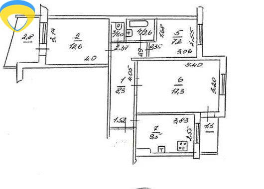 Продажа 3-комнатной квартиры 63 м², Академика Королева ул., 104/2