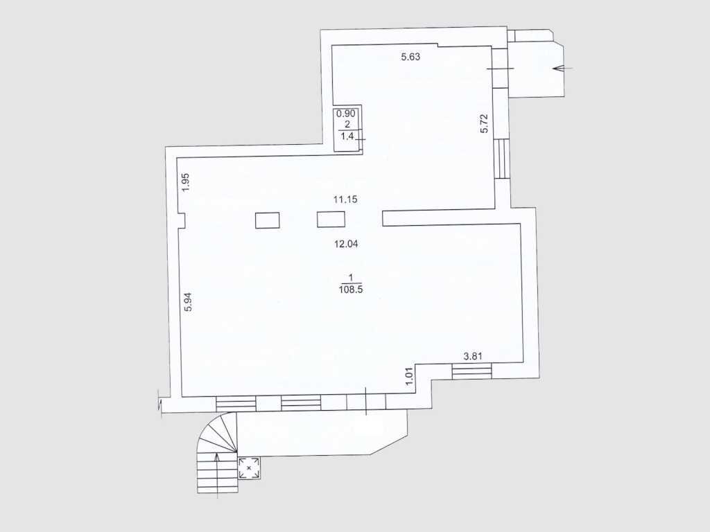 Аренда другого торгового помещения 110 м², Шелковичная ул., 38