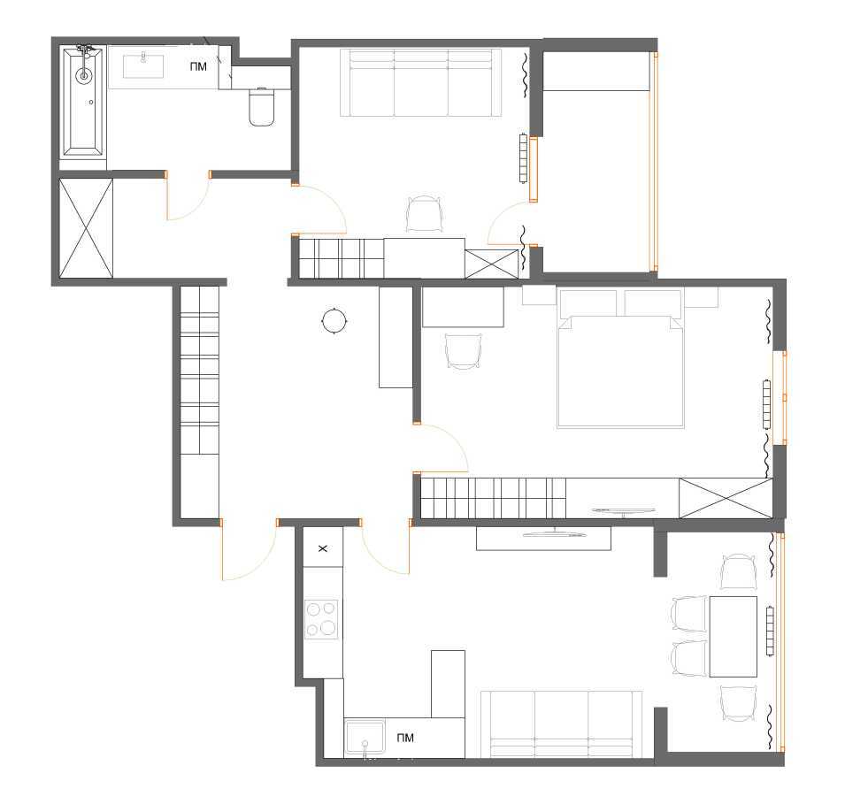 Аренда 2-комнатной квартиры 81 м², Балтийский пер., 1