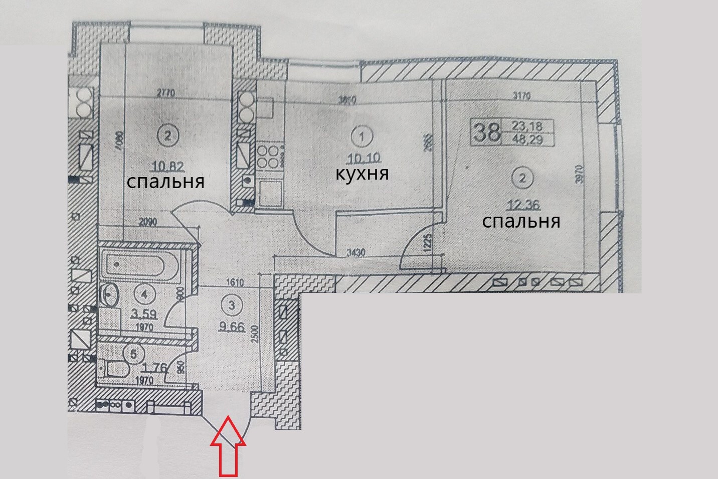 Аренда 2-комнатной квартиры 49 м², Леси Украинки бул., 2Б