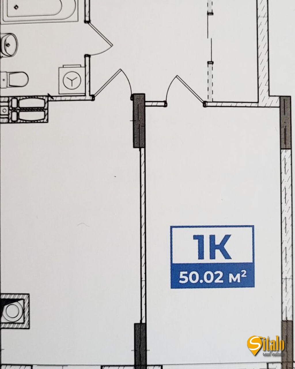 Продаж 1-кімнатної квартири 50 м², Центральна вул., 21А