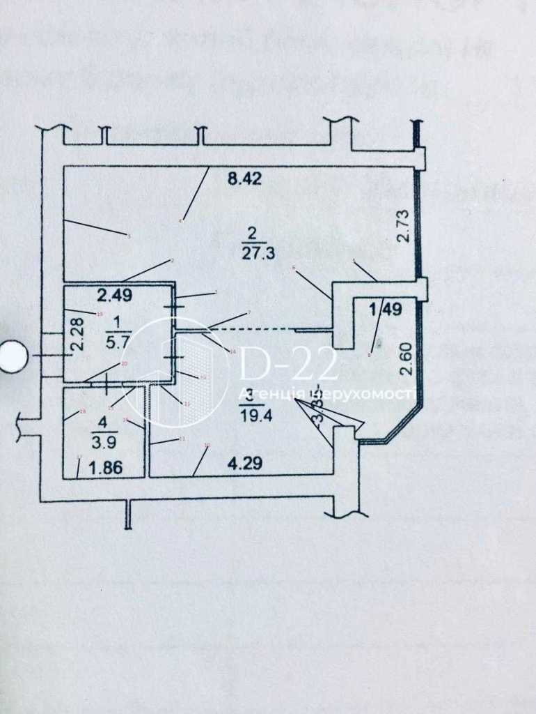 Продажа 1-комнатной квартиры 52 м², Богдана Хмельницкого ул., 11
